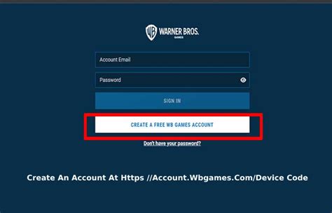 account.wbgames.com/device